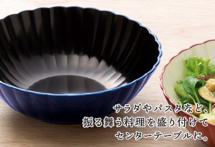 フレアサラダボウル 瑠璃 食洗機対応・レンジ対応　お椀 食器