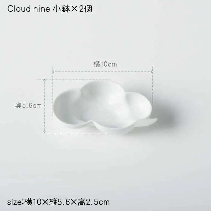 Cloudnine2個セット NAU001 やきもの 食器