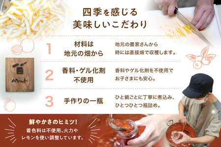【定期便年3回】季節の果実、野菜のジャム&純粋蜂蜜セット 果実 野菜 ジャム セット 国産はちみつ 蜂蜜 詰め合わせ ギフト お返し 母の日 お歳暮 お中元 定期便 3回【018_1692】