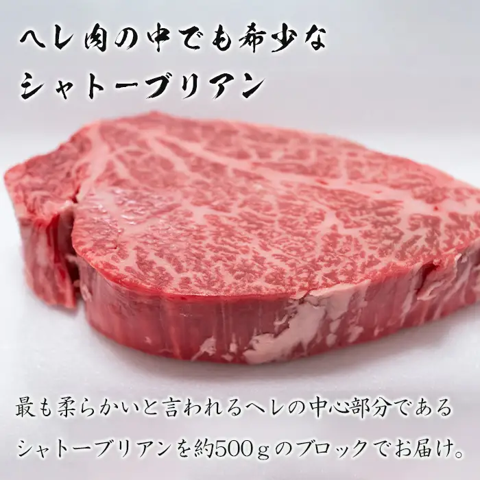 淡路牛シャトーブリアン ブロック 500g