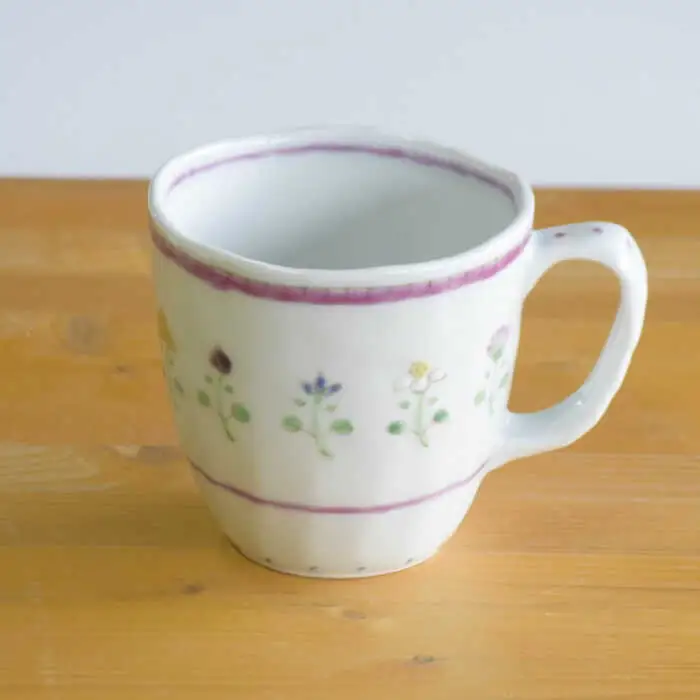 【波佐見焼】花暦 マグカップ ペアセット 食器 皿 【藍水】 [GB43]  波佐見焼
