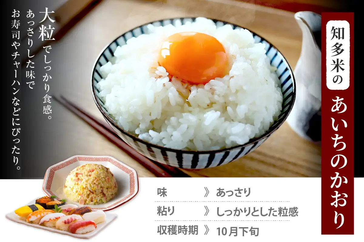 知多米 あいちのかおり5kg お米 白米 うるち米 おこめ 国産 精米 ご飯 おにぎり 朝ごはん ライス 和食 日本食 主食 食卓 お弁当 大粒 つや あっさり 食品 知多半島 お取り寄せ 5キロ 愛知県 知多市 特産品