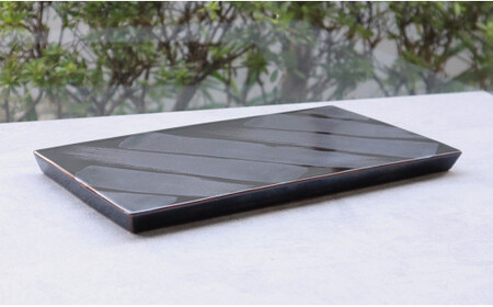 【まるふくオリジナル】有田焼 Ginsya Plate ステーキ皿 長角皿 デザート皿 おしゃれ フラットプレート 30000円 3万円 aq031