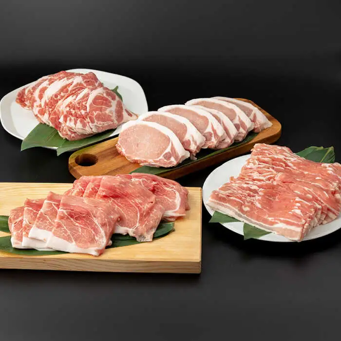 SPF豚 やっちゃおいしか芳寿豚バラエティセット 計3000g / 豚肉 ほうじゅとん SPF豚 spfポーク 小分け バラ しゃぶしゃぶ / 南島原市 / 芳寿牧場 [SEI005]