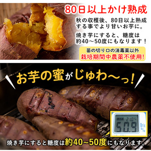 No.434 ＜先行予約受付中！＞鹿児島県産！特選紅はるか冷凍やきいも(500g×4袋・計2kg) 贈り物にも！栽培期間中農薬不使用 期間限定 数量限定 いも 芋 さつまいも サツマイモ 焼き芋 焼芋 スイーツ 冷凍 ギフト 贈答用【上原農園】