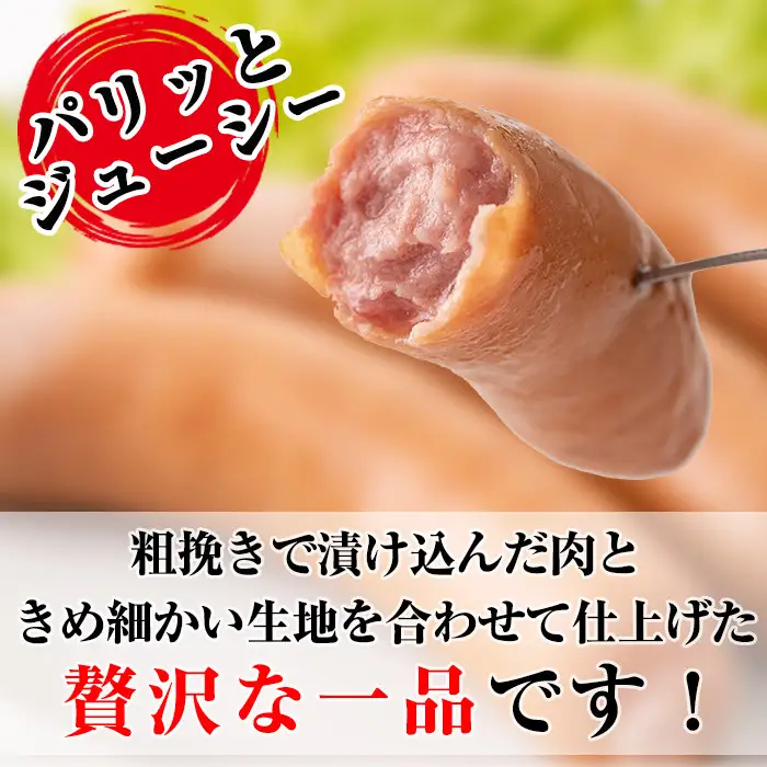 No.459 鹿児島県産！黒豚フランクフルト(計1.6kg以上・4本入×5袋)国産 九州産 黒豚 豚肉 フランクフルト ウインナー 惣菜 おかず 弁当 BBQ キャンプ 小分け 冷凍【コワダヤ】