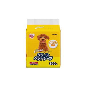 ペットシート 薄型 レギュラー サイズ 300枚 3パック アイリスオーヤマ ES-N300 クリーンペットシーツ トイレ おしっこシート トイレシート ペットシーツ 消臭 脱臭 抗菌 吸収 超吸収 超薄型 ペット用 犬 猫 使い切り 備蓄 防災 宮城県 角田市