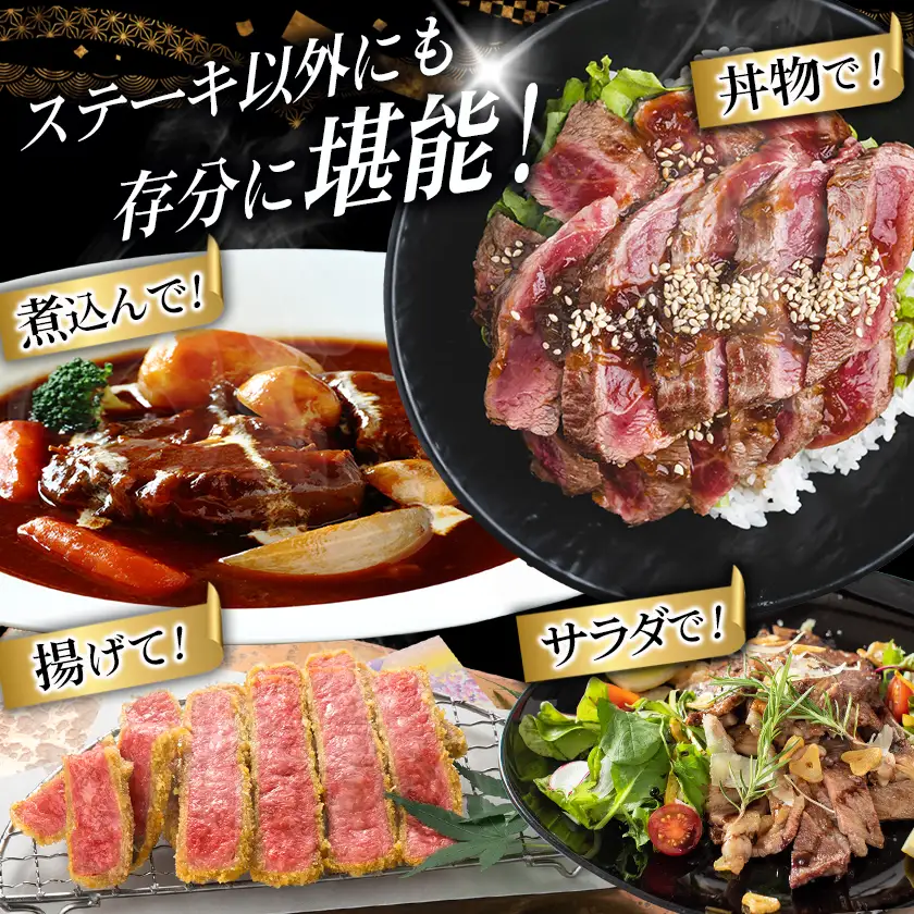 【国産黒毛和牛】ヒレステーキセット 100g×6枚〔AG-E902〕_(都城市) 国産黒毛和牛 ヒレステーキ 100g×6枚 ヒレ ステーキ 冷凍配送 