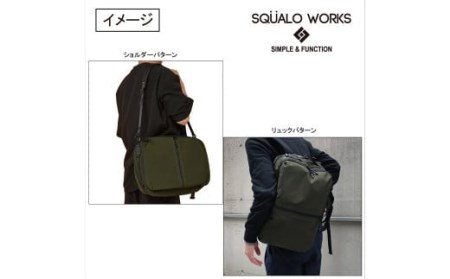 3WAY バッグ ブラック BR006 BK 16L