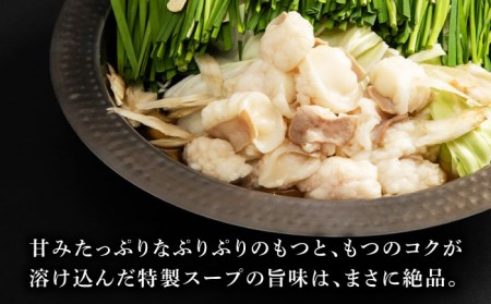 【冷凍発送】佐賀県黒毛和牛 もつ鍋セット2?3人前 HAD135 