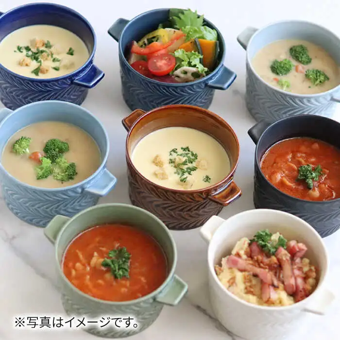 【波佐見焼】【オーブン可！】ローズマリー ココット Tボウル アイボリー 食器 皿 【翔芳窯】 [FE149]  波佐見焼
