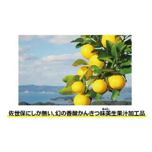幻の香酸かんきつ味美(新種和レモン)果汁100%アイスバー