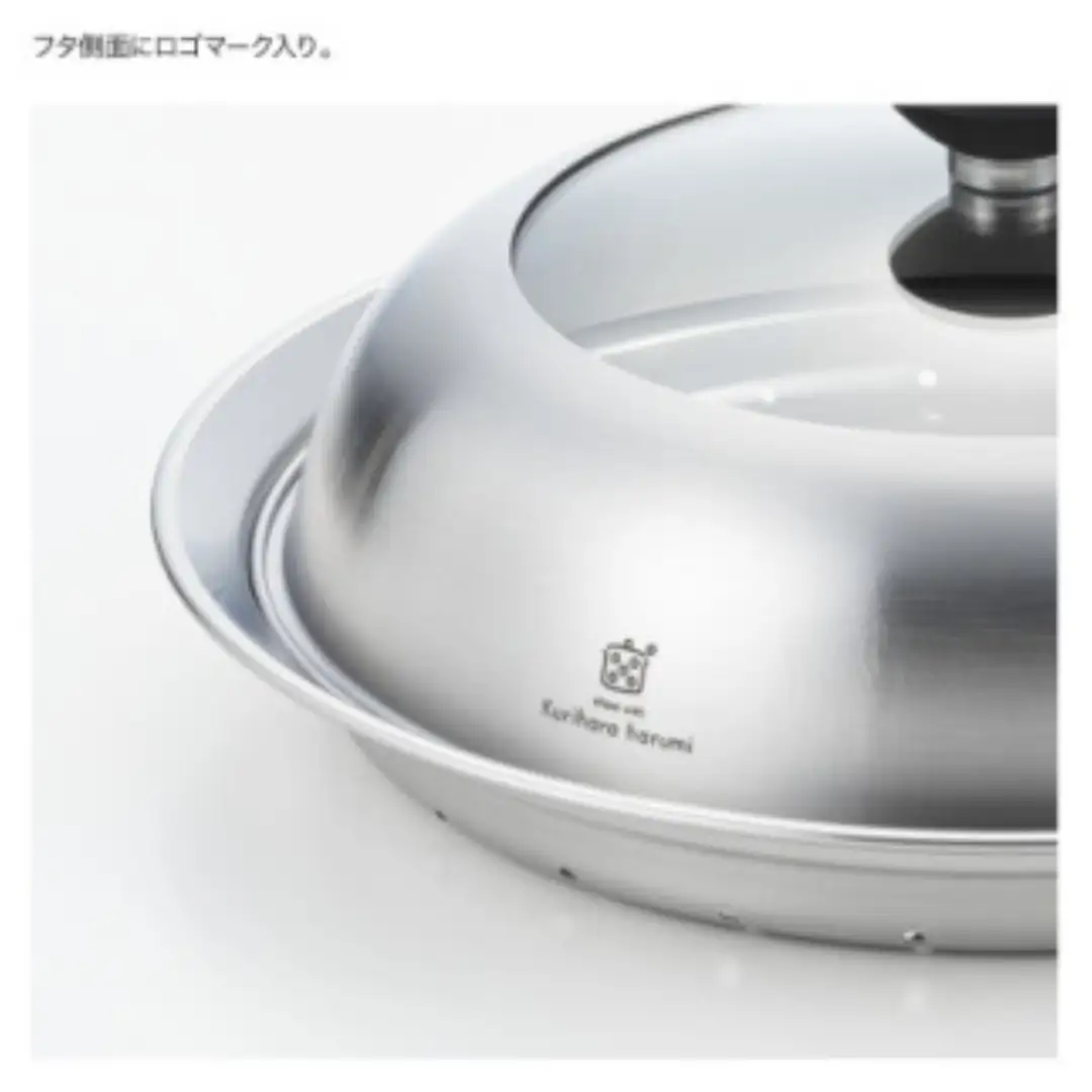 栗原はるみ ドーム型フライパン用蒸し器(24?26cmのフライパン用)のせるだけ蒸し器