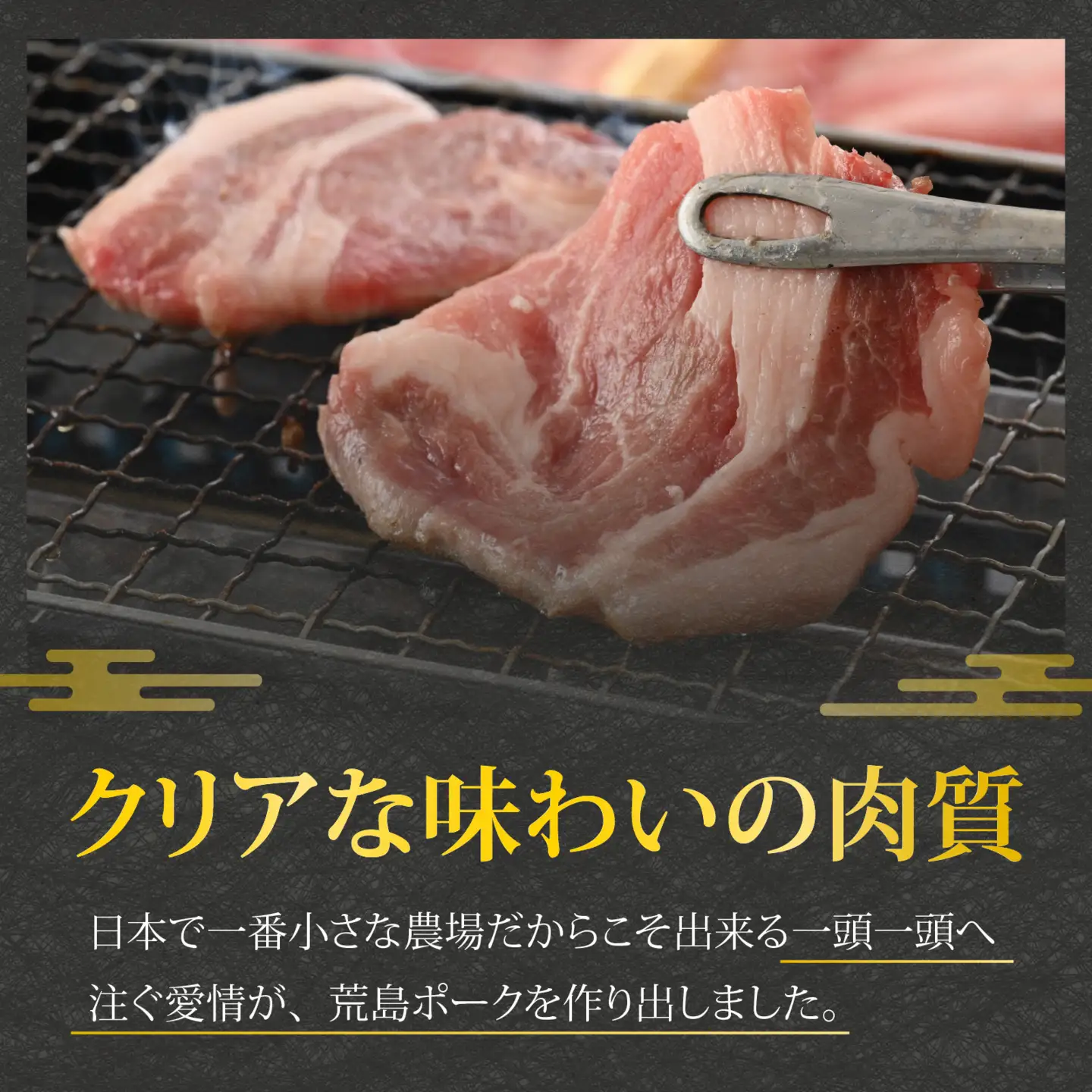 【福井のブランド豚肉】荒島ポーク食べ比べ焼き肉セット3点盛 700ｇ[A-054002]