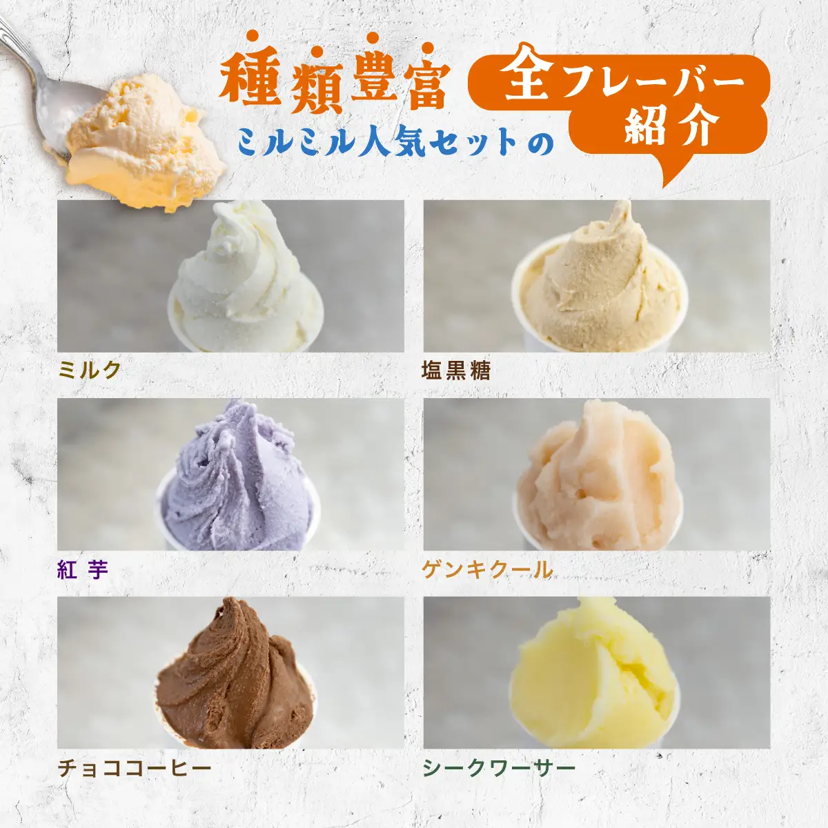 石垣島ミルミル本舗　ミルミル人気ジェラートセット（132ml×12個）