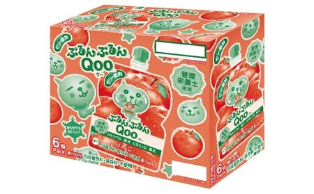 コカコーラ ぷるんぷるんQoo りんご 125g×30本 ミニッツメイド Qoo パウチ ジュース 飲料 リンゴ アップル 林檎 コカ・コーラ 