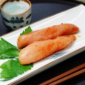 宮近　無着色　辛子明太子450g(1本物)　化粧箱　包装紙付　