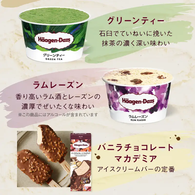 ハーゲンダッツ アソート×バー3本 アイス アイスクリーム_H0026-100