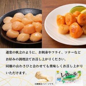 63-17 【希少】お刺身用 赤帆立800g×2セット　｜北海道産　グルメ　海鮮丼