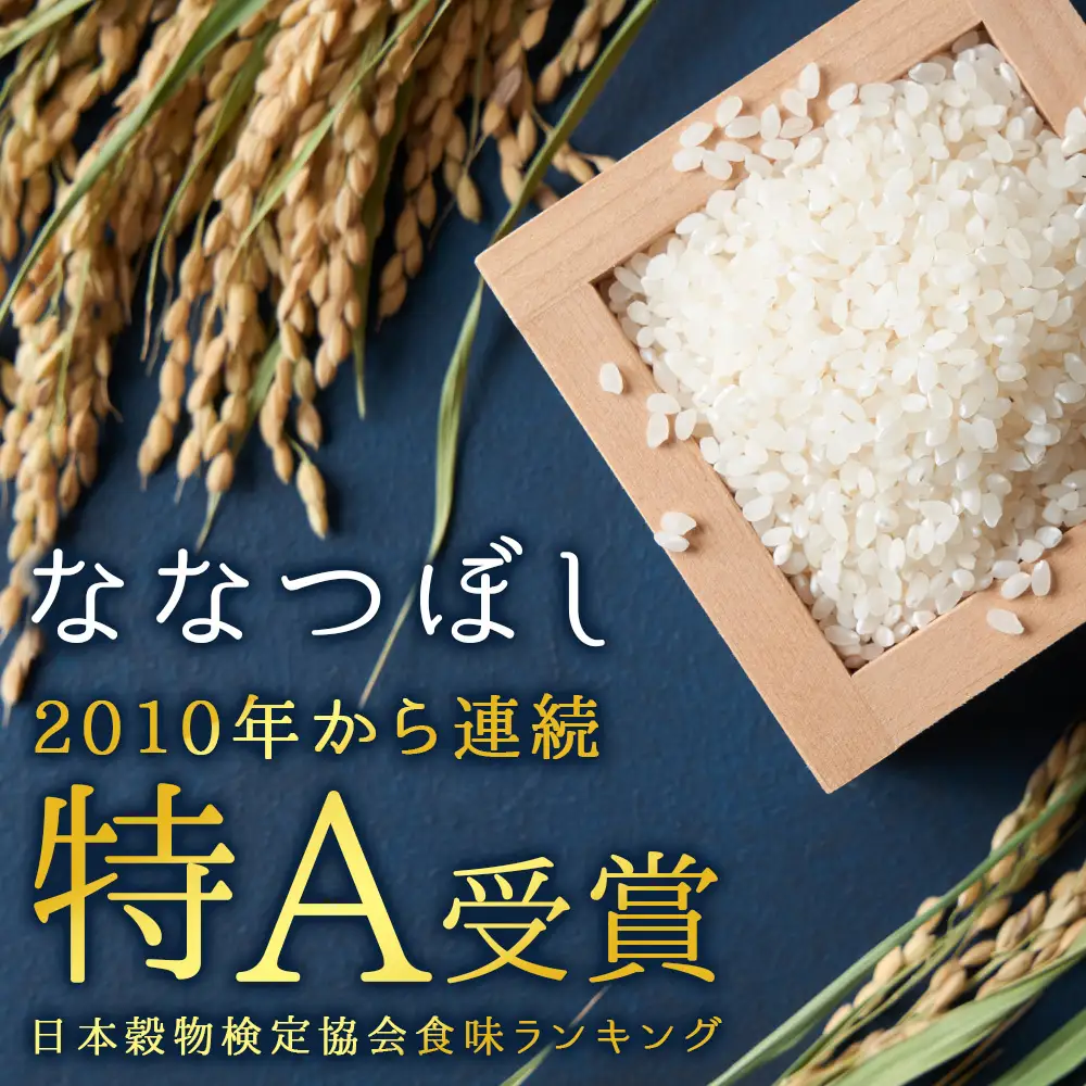 令和7年産 【お米の定期便】ななつぼし 5kg 《無洗米》全3回