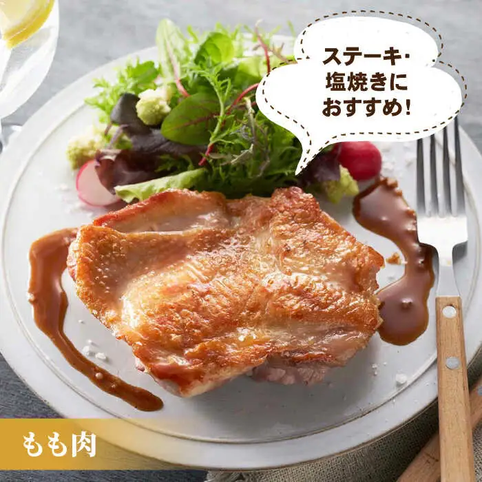 【12回定期便】佐賀県産 みつせ鶏 もも肉・むね肉2.6kg モモ肉 ムネ肉[FAE144]