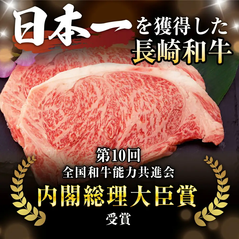 【訳あり】長崎和牛 A5 サーロインステーキ 400g(200g×2枚) / サーロイン さーろいん サーロインステーキ ブロック 2枚 A5 希少部位 / 諫早市 / 野中精肉店 [AHCW005]
