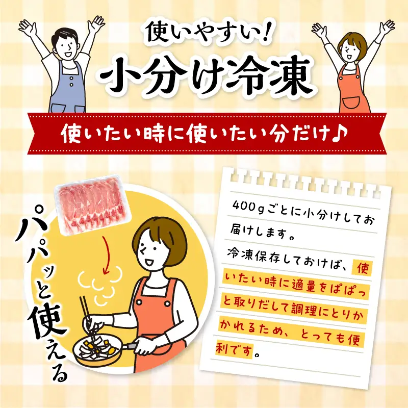 豚肉 しゃぶしゃぶ 豚肉[宮崎県産 ロース 2kg 400g×5P]