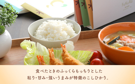 【令和7年産】『FuKuRa』無洗米真空パックこしひかり1合・5パック×3箱 小浜市 / シマダ農園 [BFAV007]