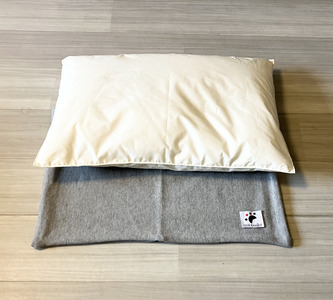 【たっぷり!!リアルダウン使用】ペット用 羽毛クッションベッドセット 犬や猫が大好き!! ペットベッド H162-041