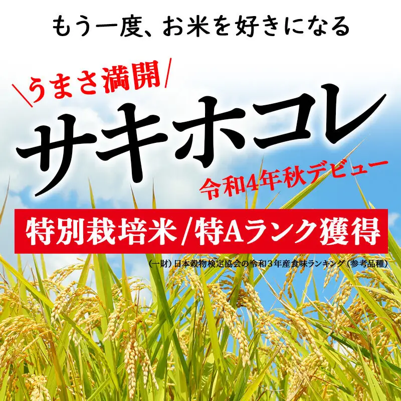 令和7年産 サキホコレ特別栽培米8kg（2kg×4袋）【白米】秋田の新ブランド米 秋田県産 お米
