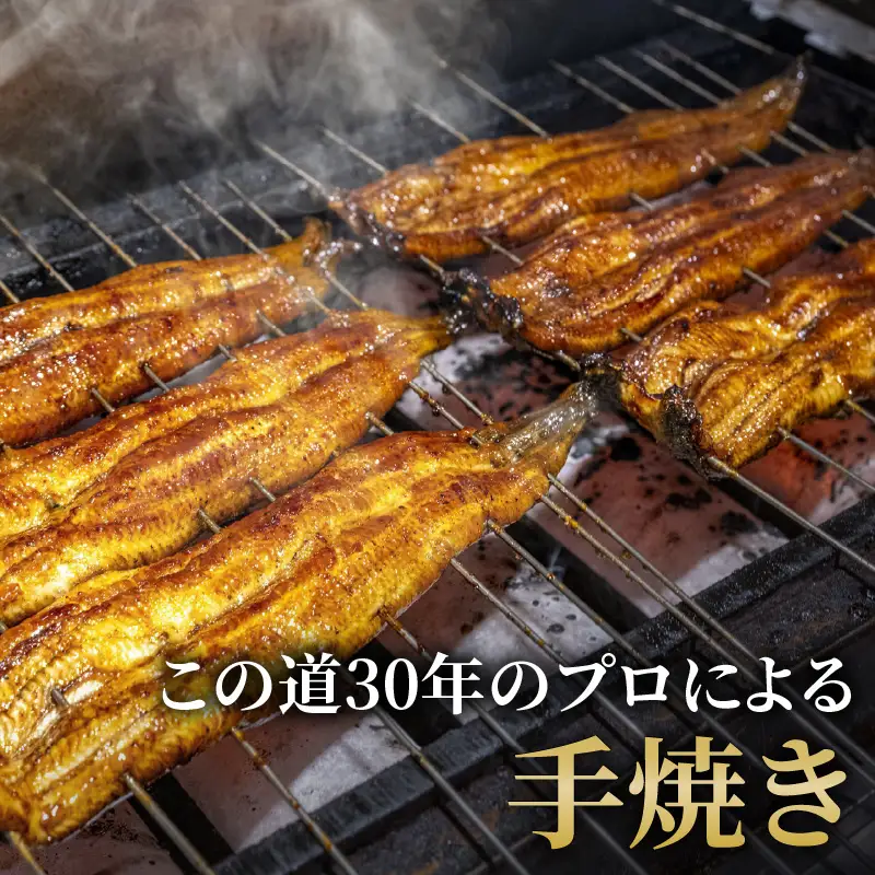 国産 活うなぎ蒲焼 有頭 約270gを1尾 1～2人前《ご寄付後、発送直前に1つ1つ手焼き！》【年内発送受付12月15日まで】／ 高級 特大 鰻 ウナギ 蒲焼き 老舗魚屋 タレ レンジ 温めるだけ 簡単 土用の丑 うな重  うな丼 自家製タレ付き [aw072-a001]