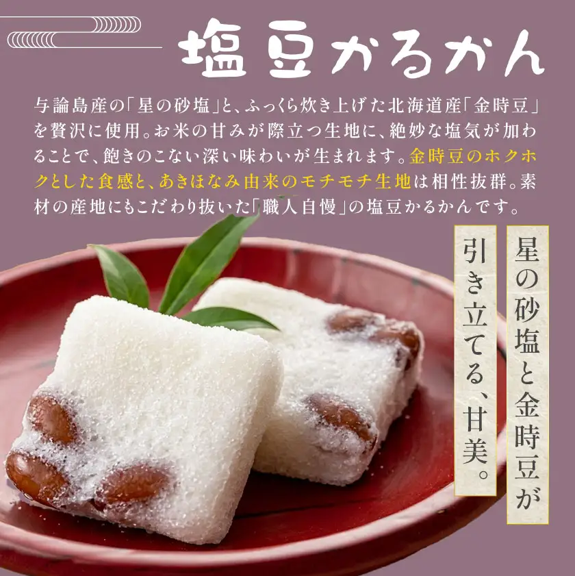 かるかん饅頭 塩豆かるかん セット 10個入り×2セット 各種5個 北さつま農協《60日以内に出荷予定(土日祝除く)》 