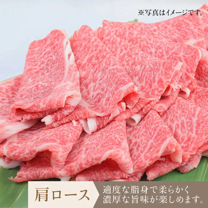 【全3回定期便】佐賀牛 しゃぶしゃぶ用肩ロース 500g ミートフーズ華松/吉野ヶ里町 [FAY097]