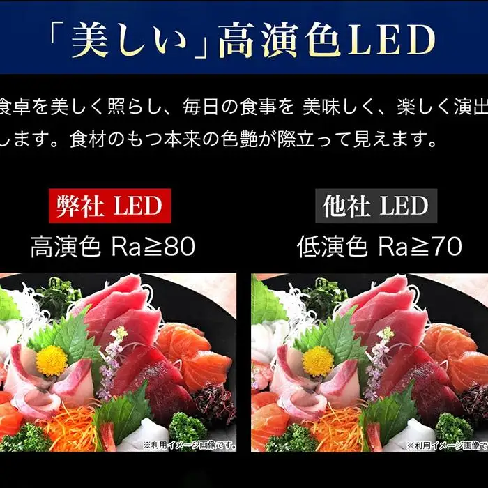 LED電球 E17サイズ ×4本 2700K電球色 aku101166401