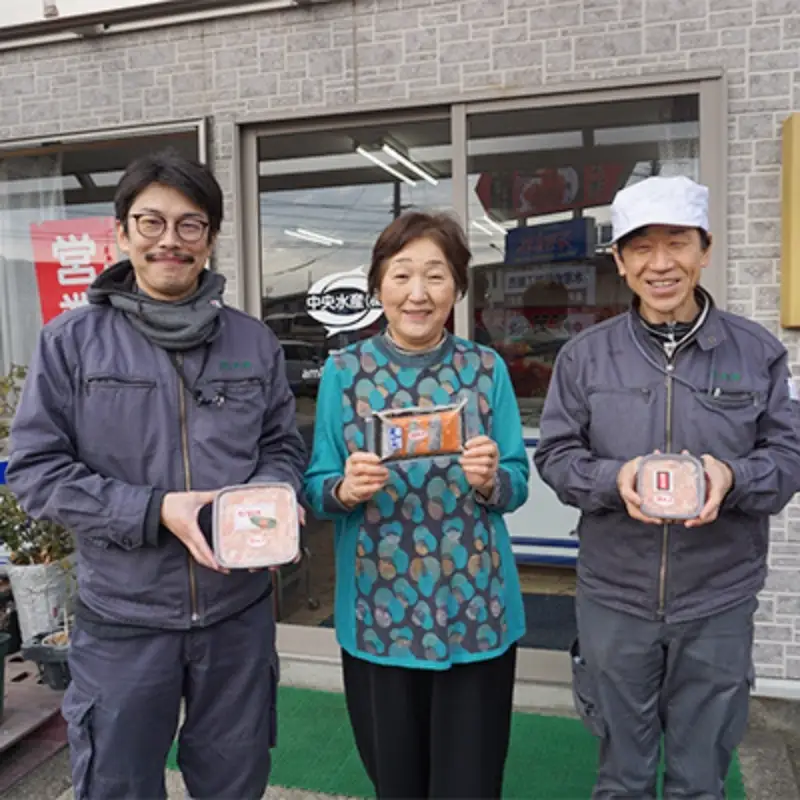 No.2195　福島名産 鮭の味（鮭のこうじ漬け詰合せ）「紅葉漬」140ｇ×２個、「民謡漬」３切入り（約135g）×４個