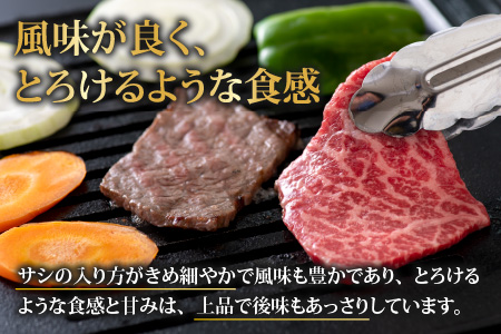 【福井のブランド牛肉】若狭牛 モモ肉 焼肉用 270g×1パック【4等級以上】