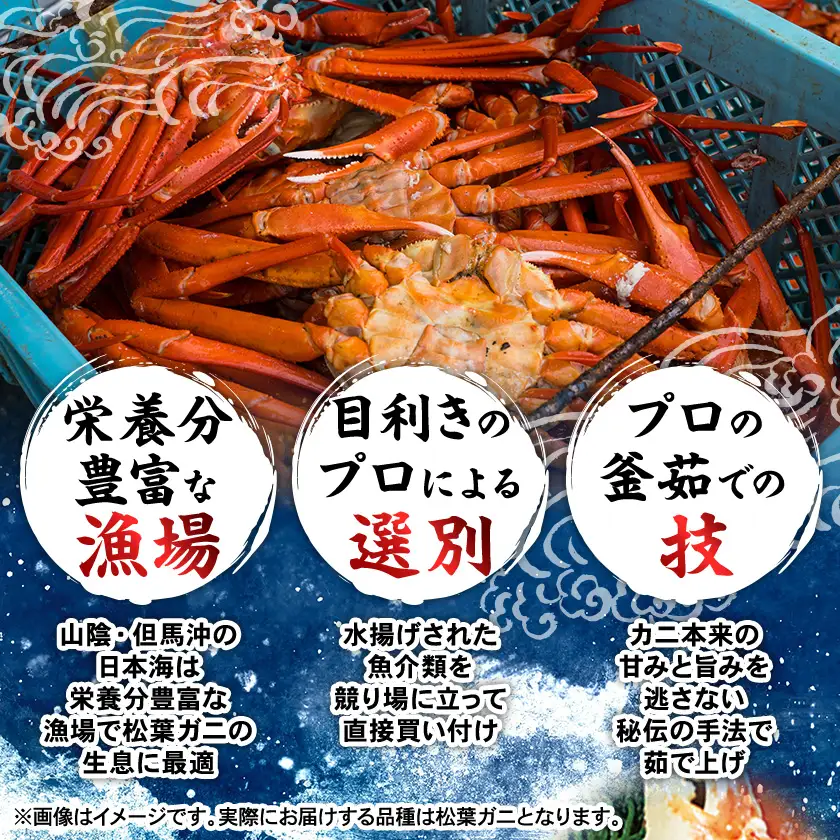 【先行予約】兵庫県香住産　特選釜茹で松葉ガニ【配送不可地域：離島】【1149881】