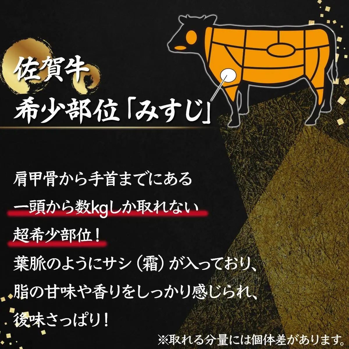 2000g 佐賀牛｢みすじブロック｣ H-177