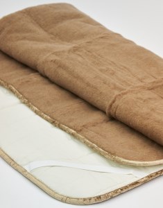 ハイパイル キャメル 敷きパッド シングル 100cm×205cm [3162]