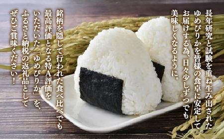 【定期配送3ヵ月】ホクレン ゆめぴりか 無洗米6kg（2kg×3）