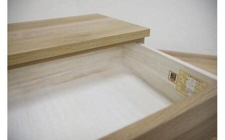 クローゼット チェスト 幅40 3段 奥行44 オーク色 タンス 押入れ収納 衣類収納 桐 箪笥 大川家具 丸田木工 フィット