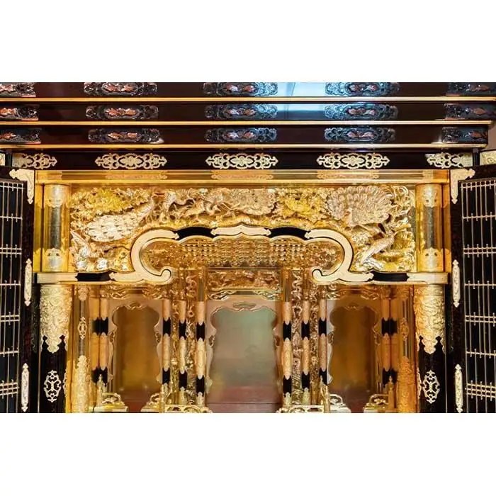 伝統的工芸品「名古屋仏壇」※世界でたった1つのお仏壇をオーダーメイド（ 37号サイズ同等品）
