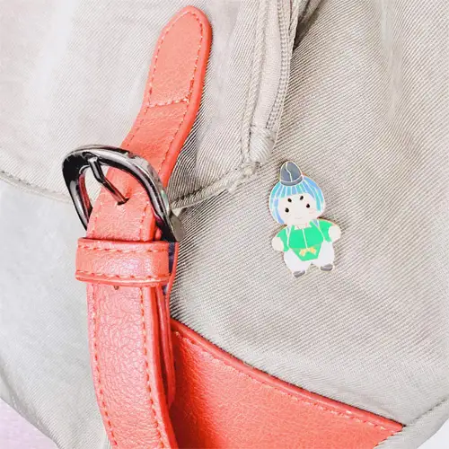 みづまろくん「ピンバッジ」 ／ ご当地キャラクター ご当地 キャラ マスコットキャラクター マスコット ゆるキャラ キャラクターグッズ オリジナル 応援 地域応援 かわいい 可愛い 癒し 癒やし みづまろくん 大阪府 No.106