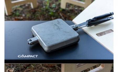 【CAMPACT】テーブル キャンプ ステンレスプレート ブラック テーブル