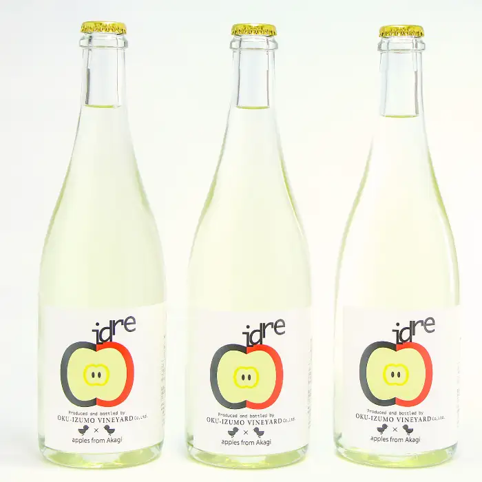 りんごのスパークリングワイン「シードル赤来」750ml×３本【ワイン お酒 炭酸 ギフト パーティーＥ-3】