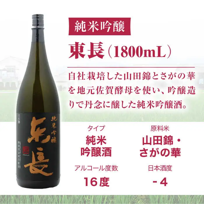 日本酒 純米吟醸東長 NAH002 日本酒