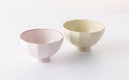 マカロン面取茶碗 4点 NAZ011 やきもの 食器