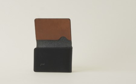 革かばん・purr（パー） Lpasscase（black）［No.292-03］