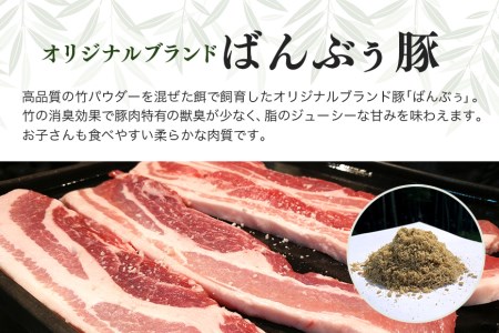 ブランド豚「ばんぶぅ」小分け ロース焼肉用 2kg（500g×4パック） 冷凍便 2キロ 豚肉 豚ロース 豚ローススライス肉 焼き肉用 やき肉用 やきにく用 ヤキニク用 薄切り肉 うす切り肉 ブタ肉 国産 茨城県産 ギフト プレゼント お祝い 42-AH