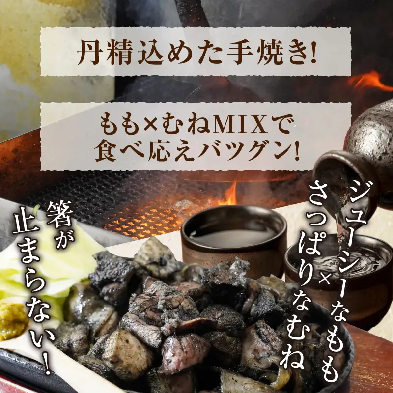 宮崎県産若鶏炭火焼(計900g) 肉 鶏肉 加工品 国産_T017-0125